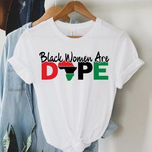 Black is Dope Black Tshirt